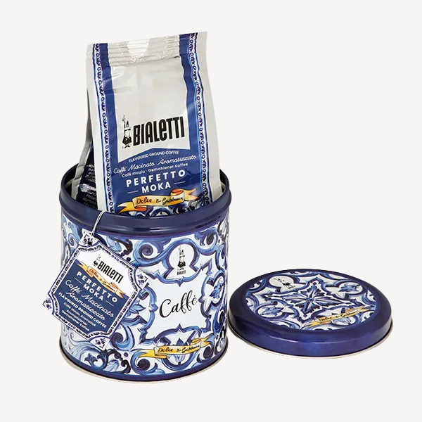 Café Perfetto Moka D&G Lata Blu Med 200g Bialetti