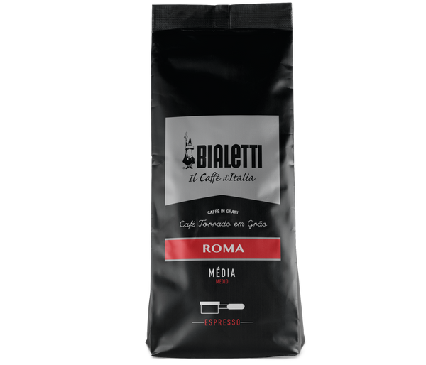 Café Roma em Grãos Bialetti 100% Arábica 500g e 1kg
