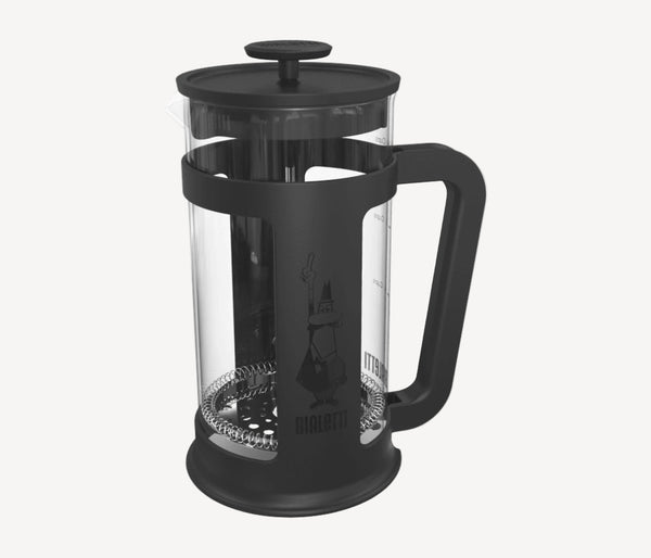 Prensa Francesa Bialetti Smart Preta 350 ml e 1 L