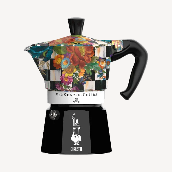 Cafeteira Italiana Bialetti Moka Express Mackenzie-Childs 3 Xíc