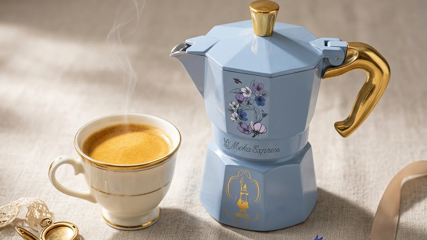 A elegância da Regência no café