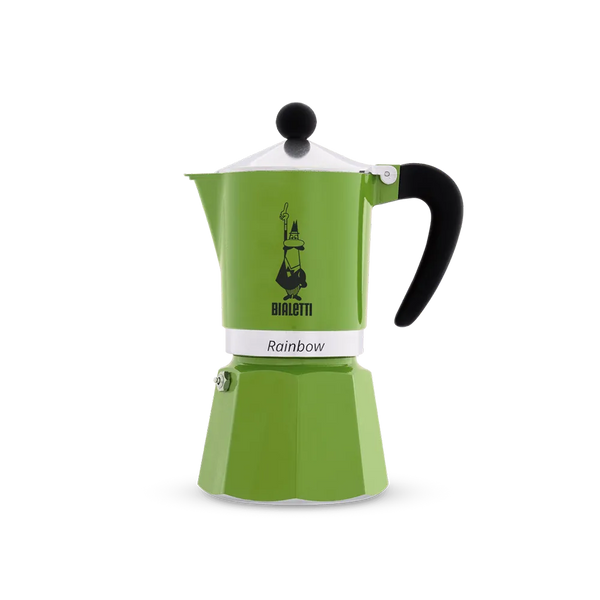 Cafeteira Italiana Bialetti Rainbow Verde 3 Xícaras
