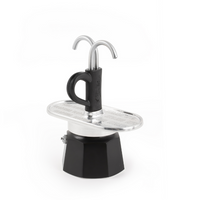 Cafeteira Italiana Bialetti Mini Express Preta 2 Xícaras