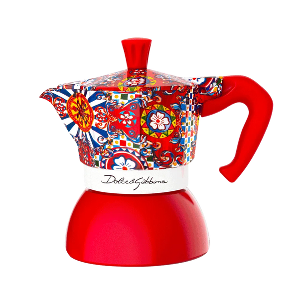 Cafeteira Italiana Bialetti Moka Induction Dolce & Gabbana 4 Xícaras