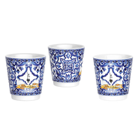 Kit Cafeteira Italiana Bialetti Moka Express Dolce & Gabbana Blu Med