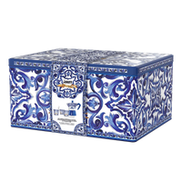 Kit Cafeteira Italiana Bialetti Moka Express Dolce & Gabbana Blu Med