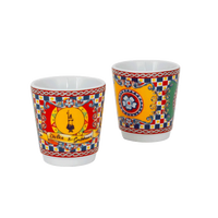 Kit Cafeteira Italiana Bialetti Moka Express Dolce & Gabbana Carretto