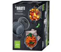 Conjunto de Panelas Bialetti Petravera Plus 10 Peças Indução