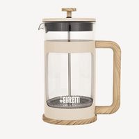 Prensa Francesa Bialetti Woody Bege 350 ml e 1 L