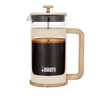 Prensa Francesa Bialetti Woody Bege 350 ml e 1 L