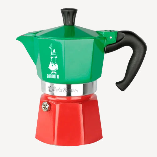 Cafeteira Italiana Bialetti Moka Express Italia 3 e 6 Xícaras