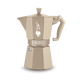 Cafeteira Italiana Bialetti Moka Exclusive Induction Areia