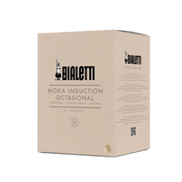 Cafeteira Italiana Bialetti Moka Exclusive Induction Areia