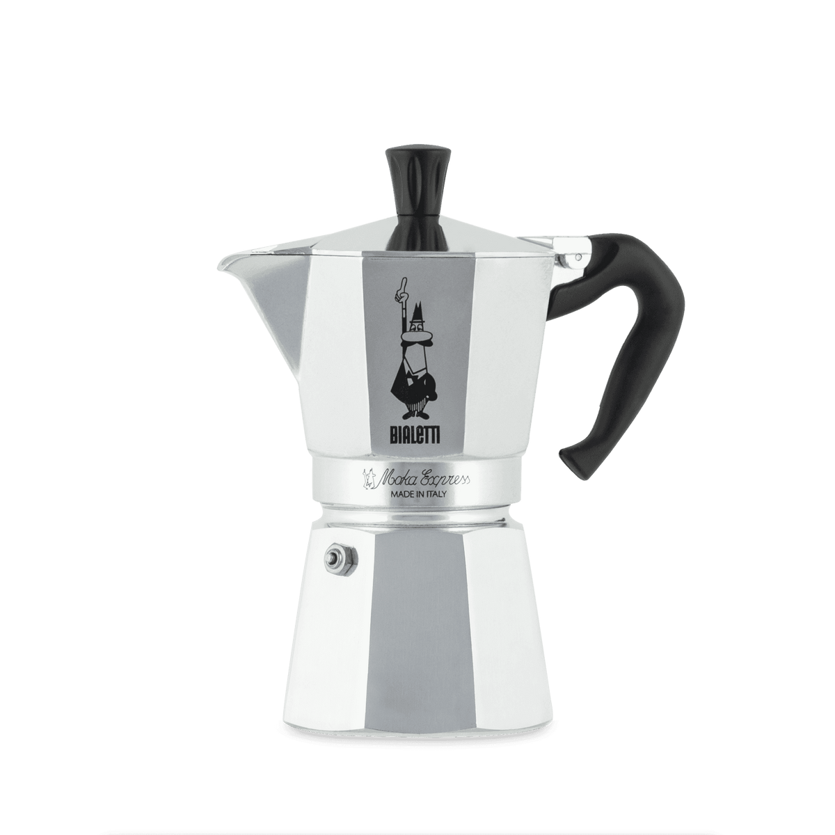 Cafeteira Italiana Bialetti Moka Express Alumínio 1 a 18 Xícaras