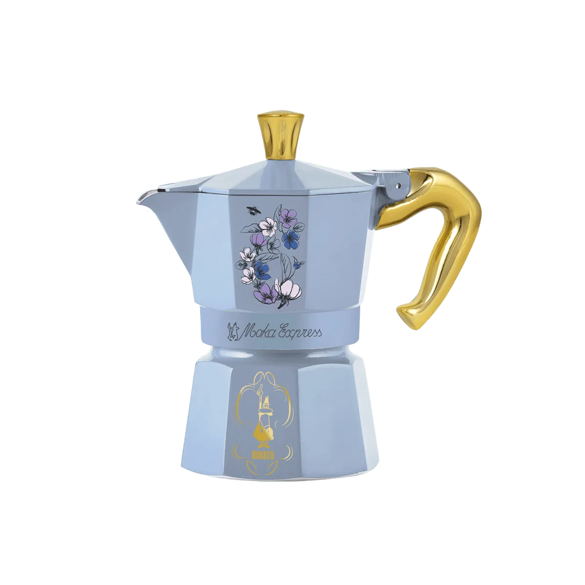 Cafeteira Italiana Bialetti Moka Express Bridgerton 3 e 6 Xíc