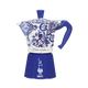 Cafeteira Italiana Bialetti Moka Express D&G Blu Mediterraneo