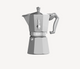 Cafeteira Italiana Bialetti Moka Express Exclusive Prata