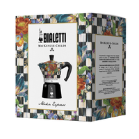 Cafeteira Italiana Bialetti Moka Express Mackenzie-Childs 3 Xíc