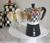 Cafeteira Italiana Bialetti Moka Express Mackenzie-Childs 3 Xíc