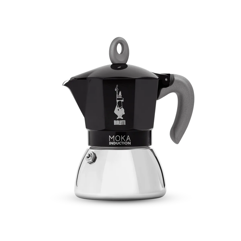 Cafeteira Italiana Bialetti Moka Induction Preta p/ Indução