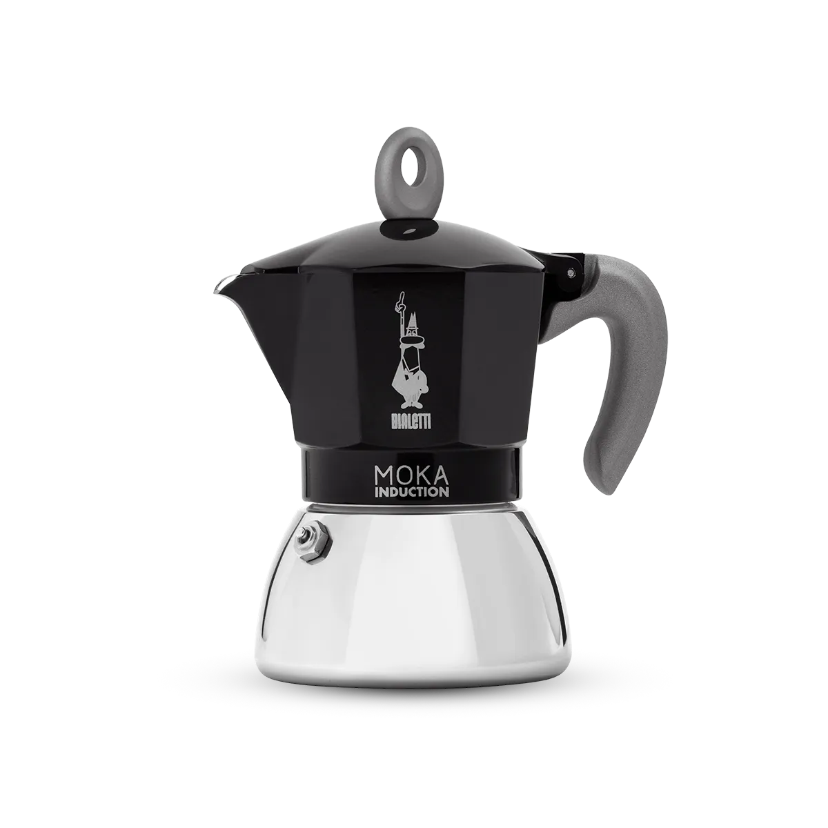 Cafeteira Italiana Bialetti Moka Induction Preta p/ Indução