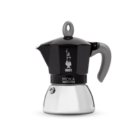 Cafeteira Italiana Bialetti Moka Induction Preta p/ Indução