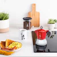 Cafeteira Italiana Bialetti Moka Induction Vermelha p/ Indução