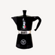 Cafeteira Italiana Bialetti Moka Express Omino Preta 6 Xícaras