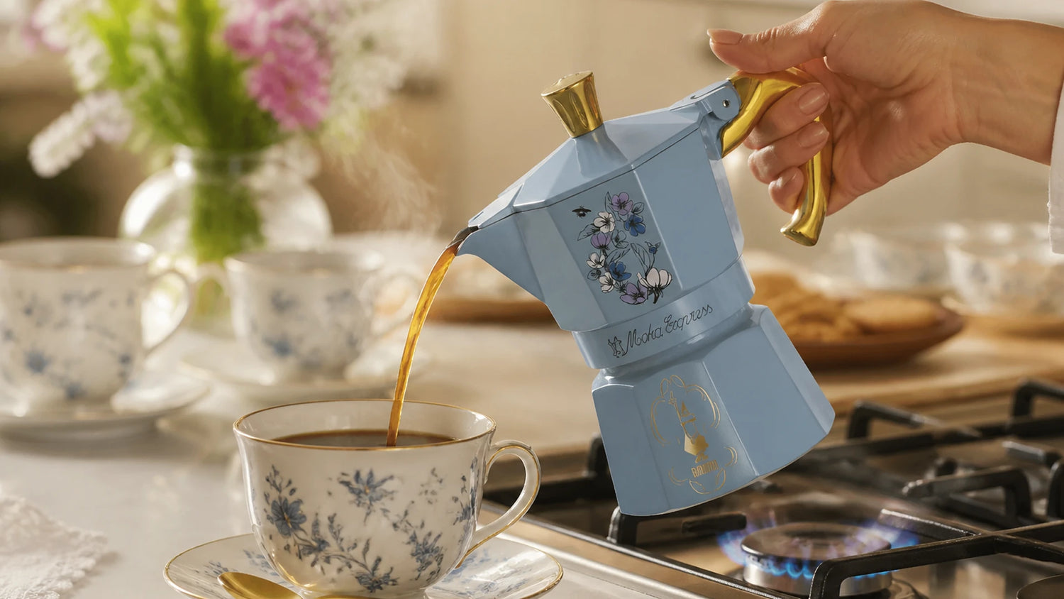 Um café digno da alta sociedade
