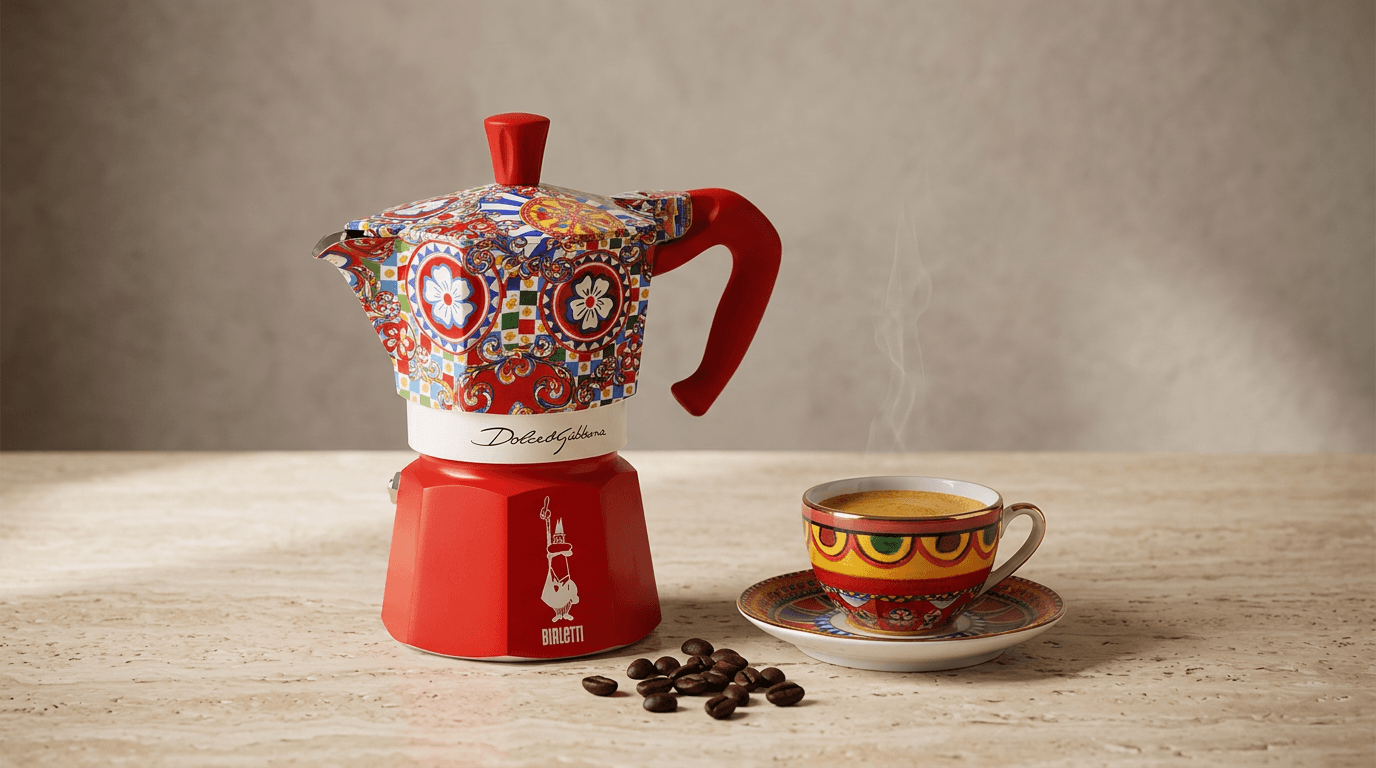 A Moka com cara de Dolce & Gabbana