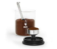 Pote de Vidro 250g para Café com Colher Dosadora Bialetti