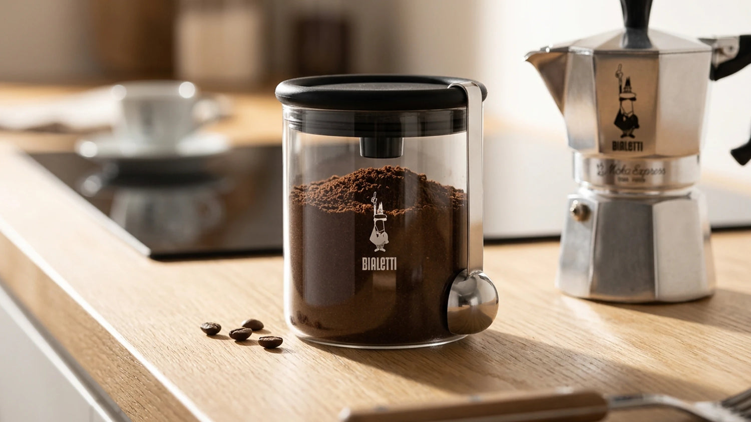 Detalhe que cuida do café