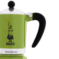 Cafeteira Italiana Bialetti Rainbow Verde 3 Xícaras