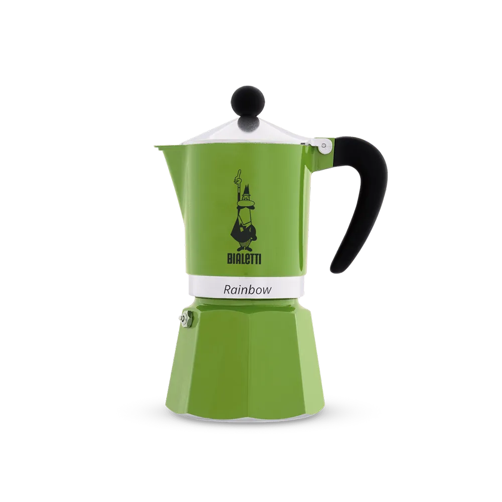 Cafeteira Italiana Bialetti Rainbow Verde 3 Xícaras