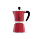Cafeteira Italiana Bialetti Rainbow Vermelha 3 Xícaras