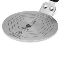 Adaptador de Indução 13cm Aço Inox Bialetti p/ Cafeteira